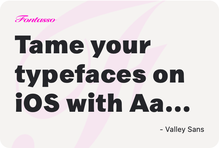 Valley Sans specimen