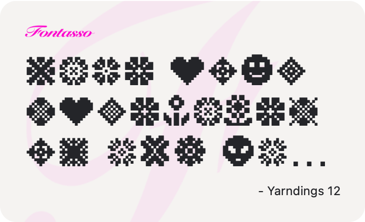 Yarndings 12 specimen