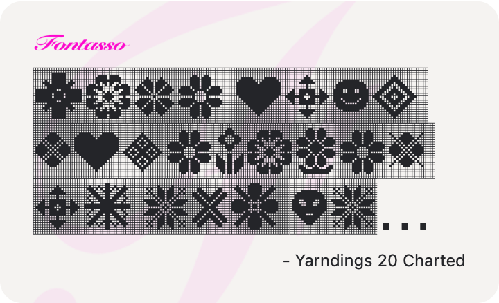 Yarndings 20 Charted specimen