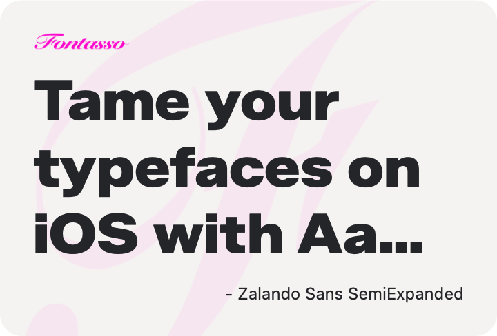 Zalando Sans SemiExpanded specimen