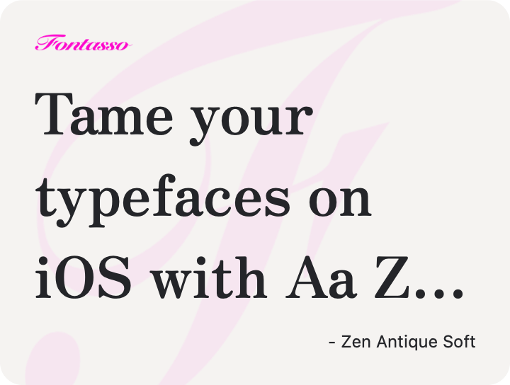 Zen Antique Soft specimen