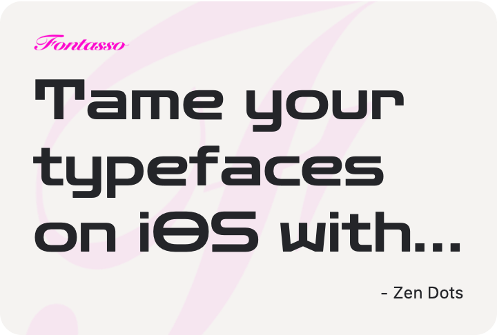 Zen Dots specimen