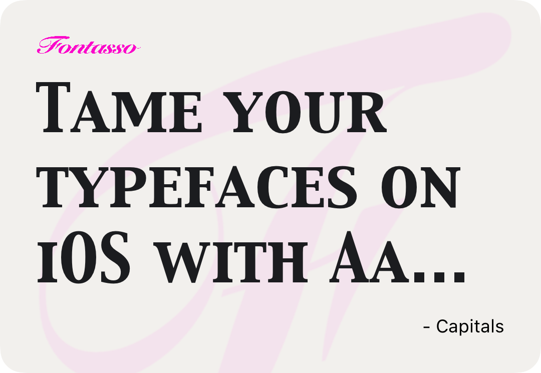 Capitals specimen