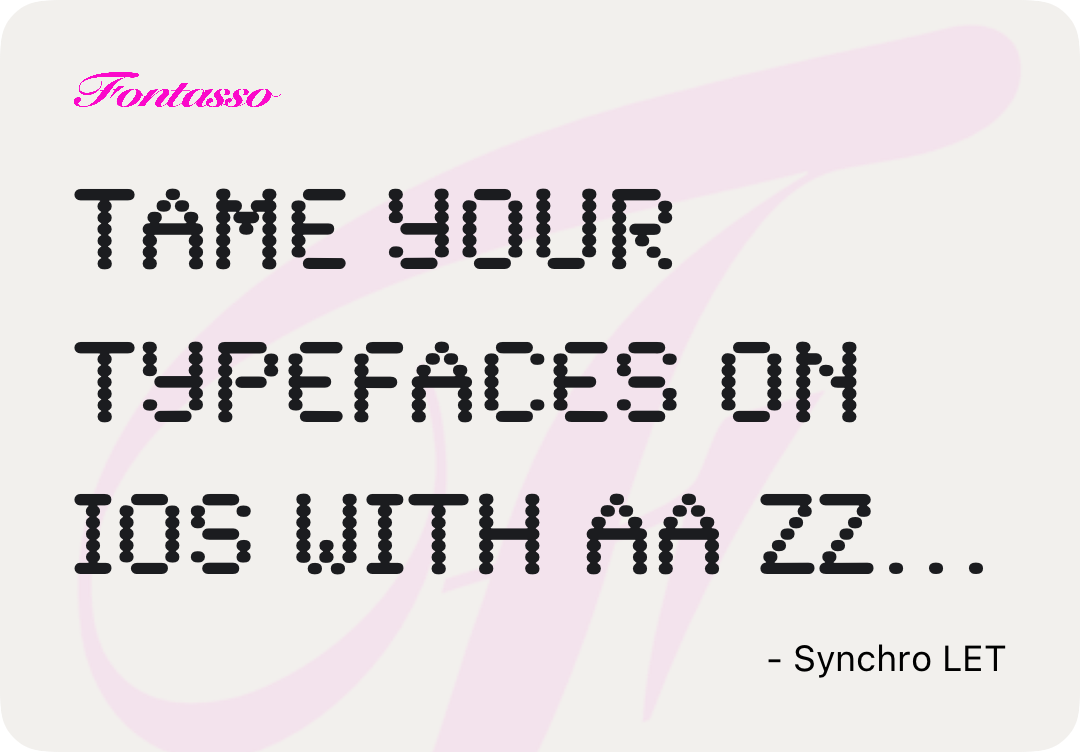 Synchro LET specimen