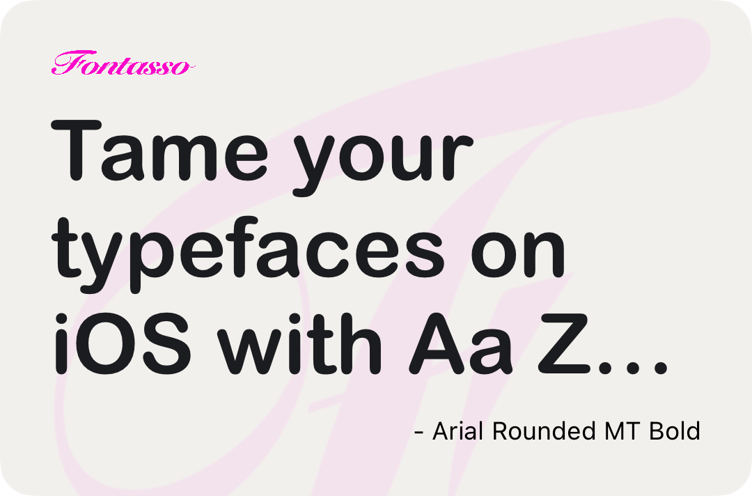 Arial Rounded MT Bold specimen