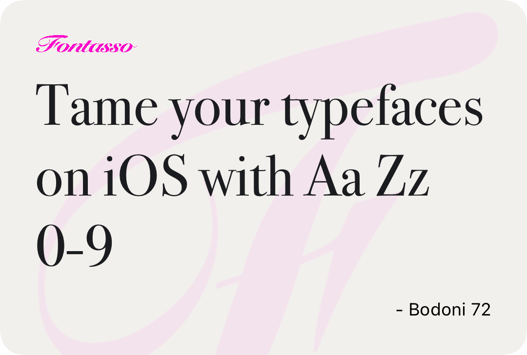 Bodoni 72 specimen
