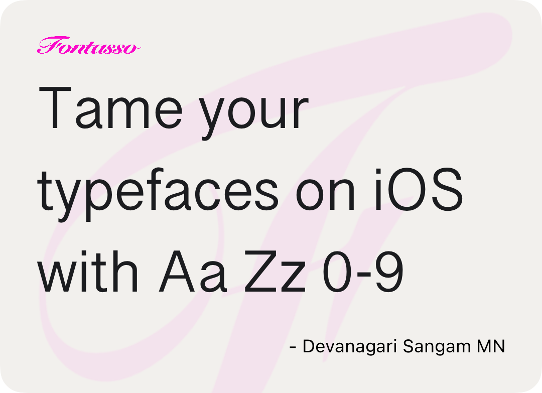 Devanagari Sangam MN specimen
