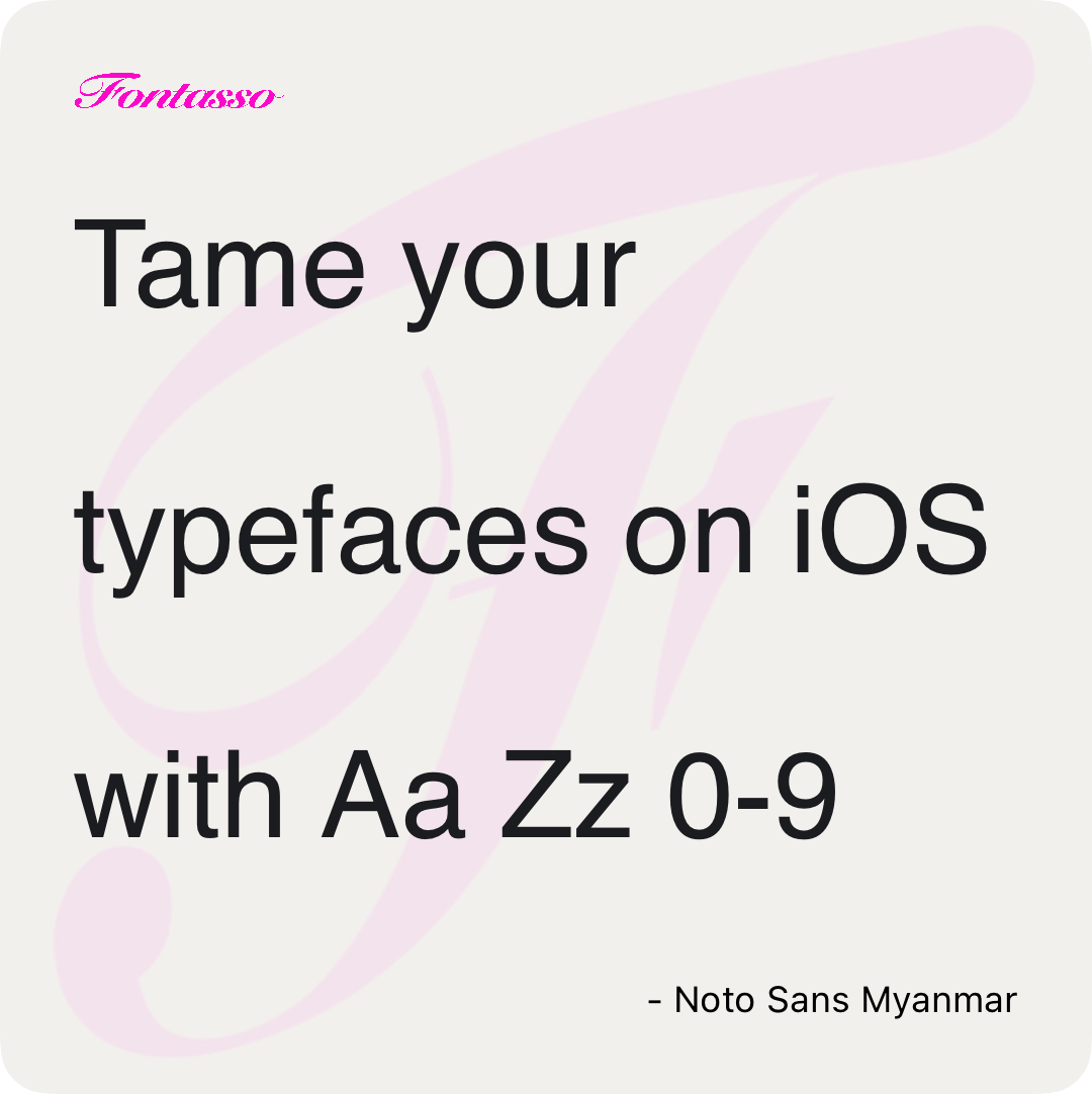 Noto Sans Myanmar specimen