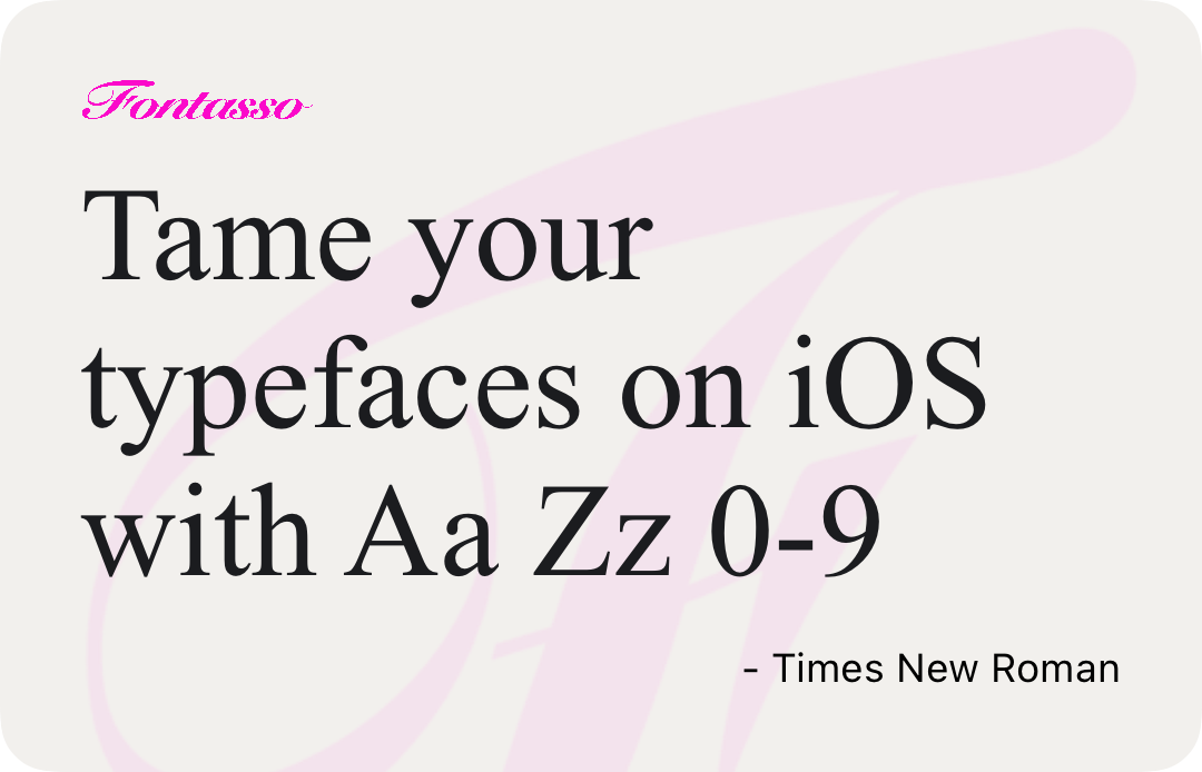 Times New Roman specimen